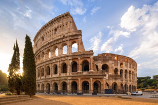 The,Coliseum,Or,Flavian,Amphitheatre,(amphitheatrum,Flavium,Or,Colosseo),,Rome,